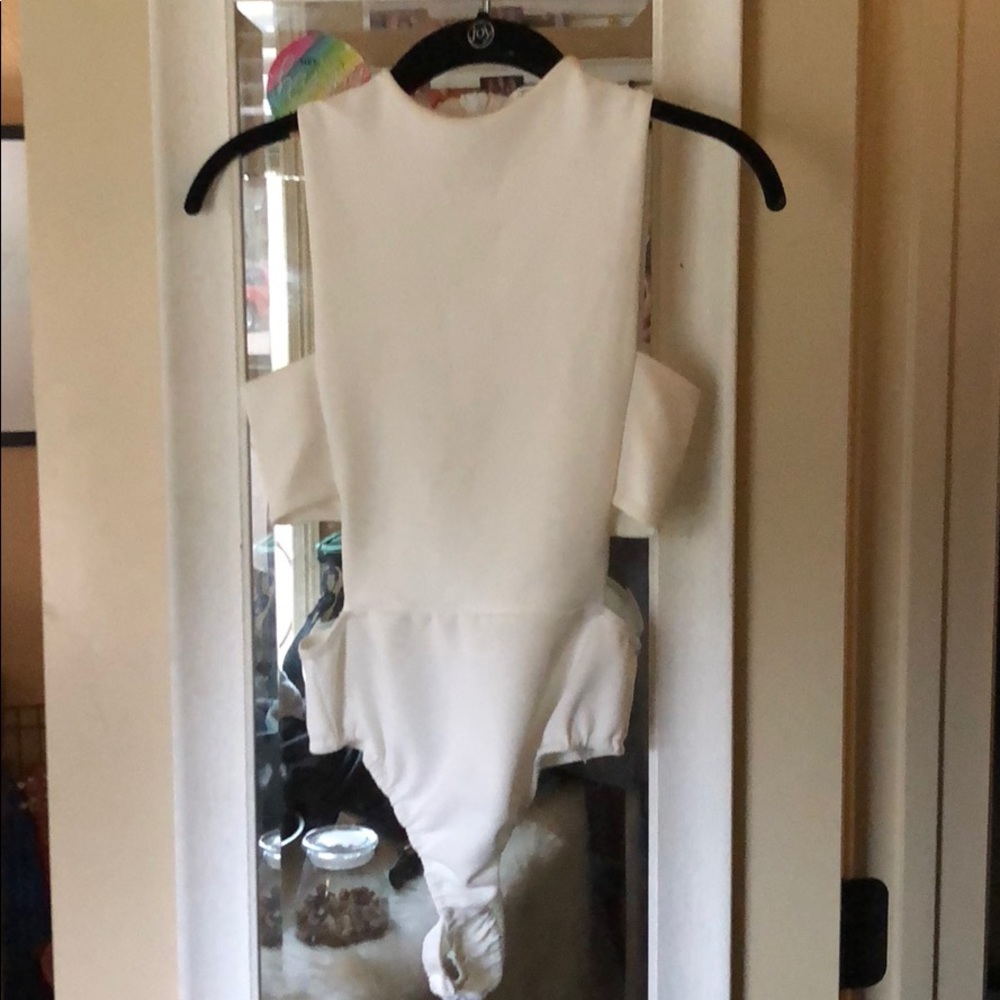 White bodysuit top